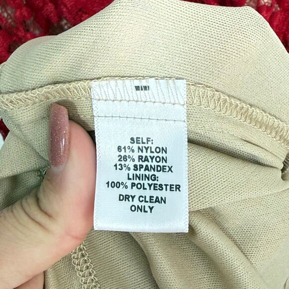 Kiyonna Midi Cocktail Dress Size 0X 10 12 L Red Floral Lace Party Formal Evening - Picture 9 of 10